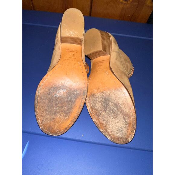 RAG & BONE SUEDE WHIPSTITCHED ANKLE BOOTS BOOTIES 8.5 - Picture 4 of 9